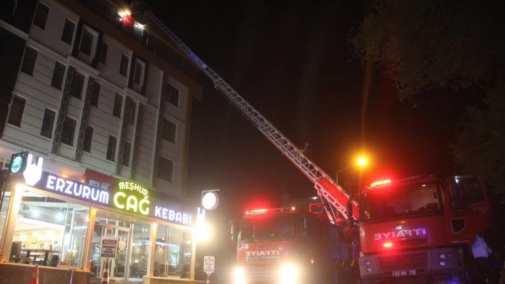 Baca yangını korkuttu