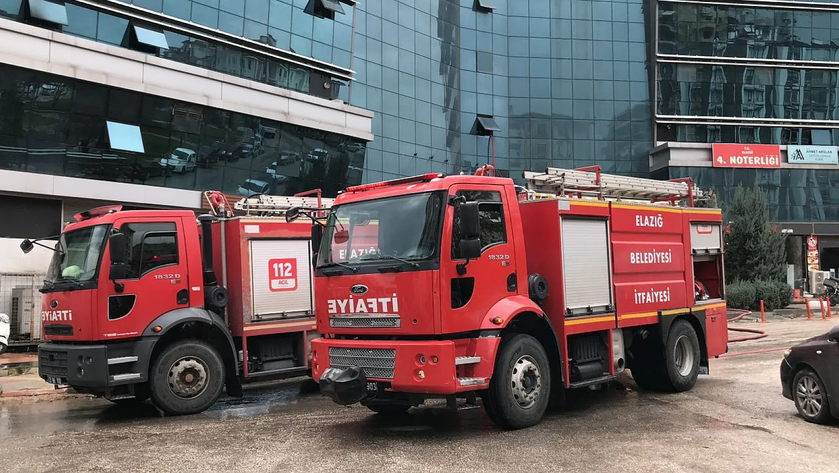 Elazığ'da baca yangını korkuttu