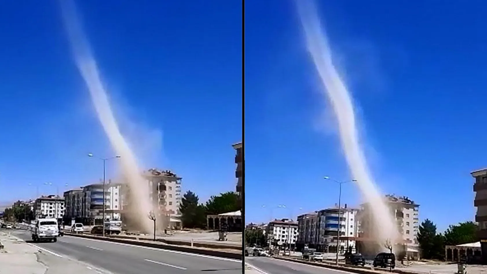 Elazığ'da dev hortum