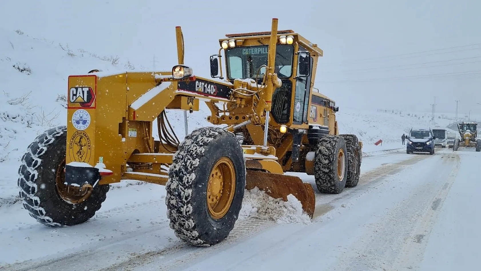 Elazığ'da kar mesaisi
