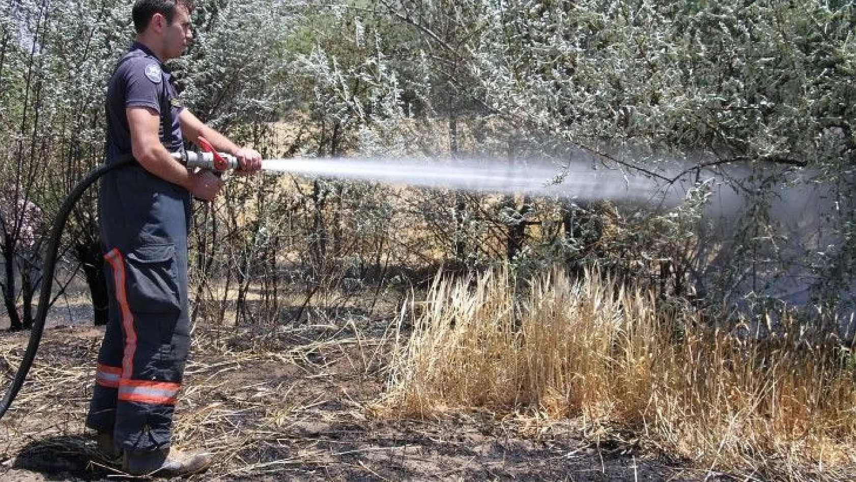 Elazığ'da yangın