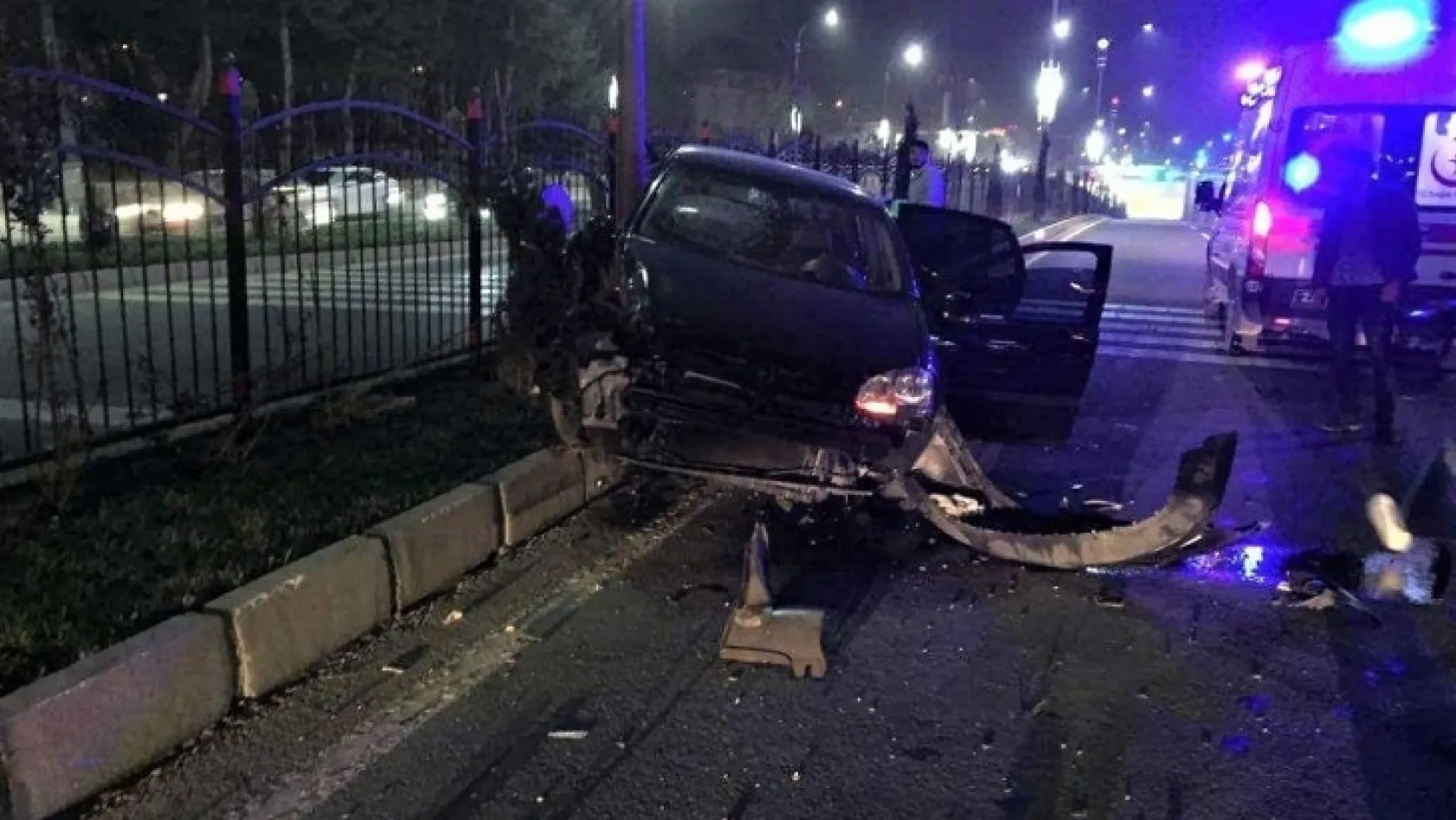 Malatya Caddesinde trafik kazası! 4 yaralı