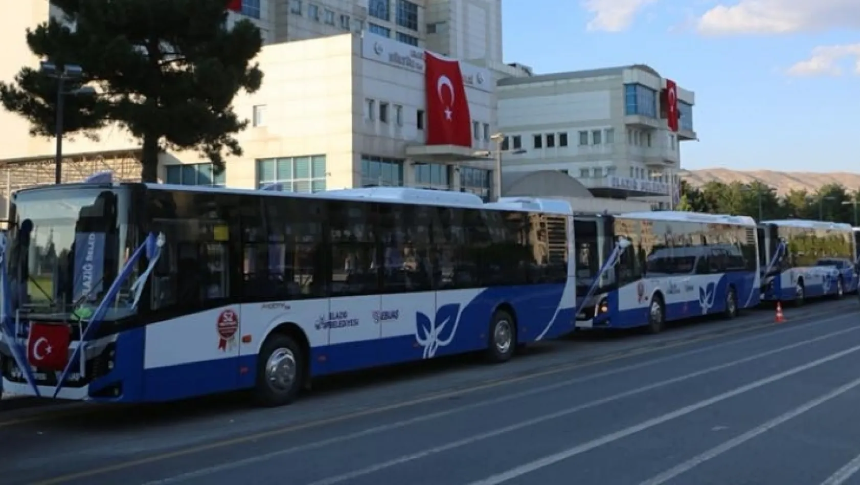 Elazığ'da toplu taşımaya 52 yeni araç