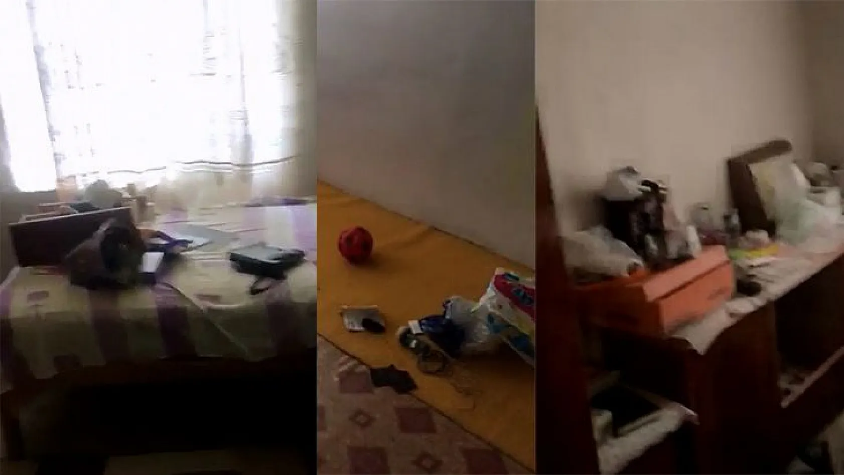 Hırsızlar evi talan etti