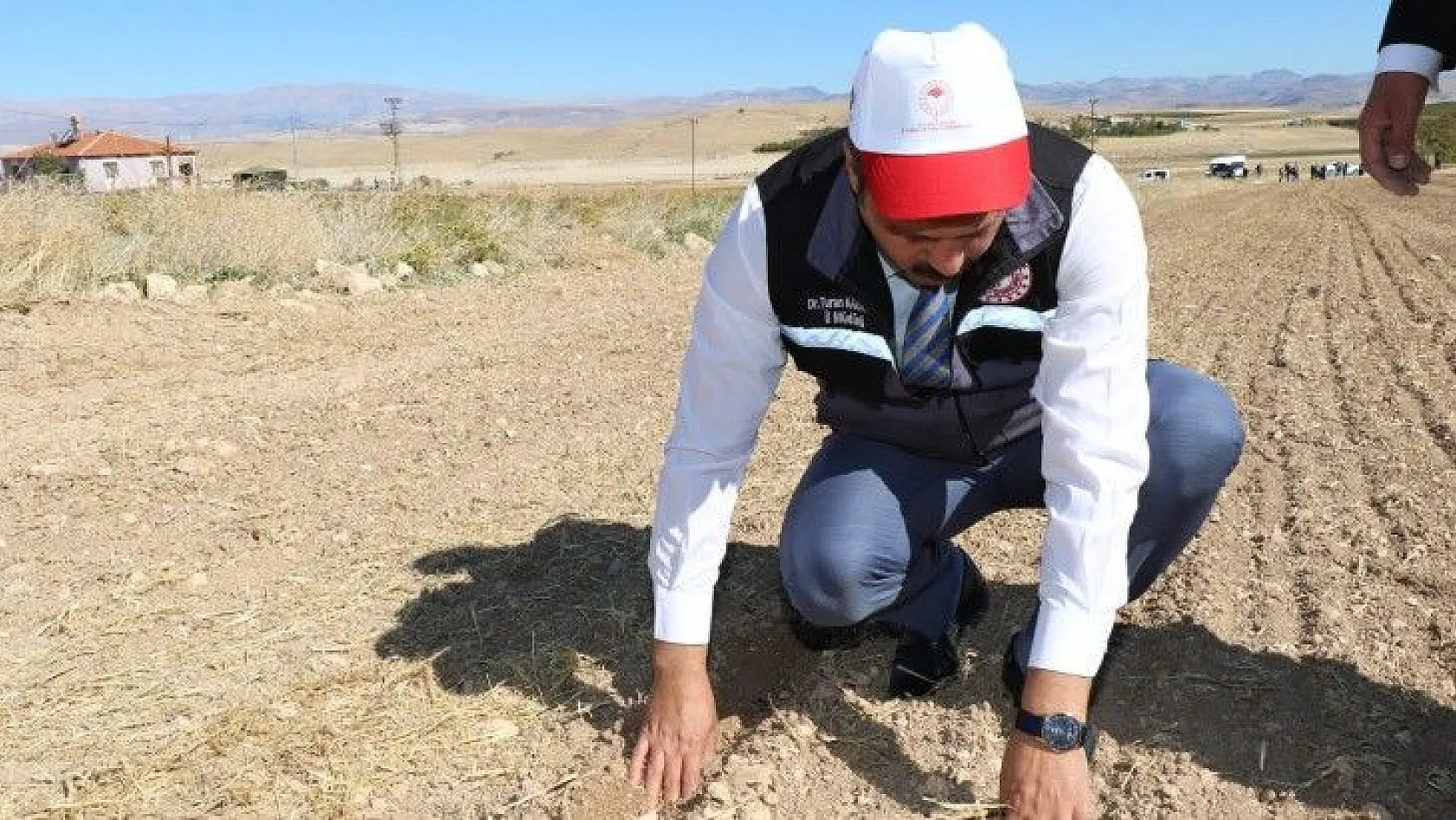 İkinci ürün olarak sarımsak ekimi gerçekleştirildi