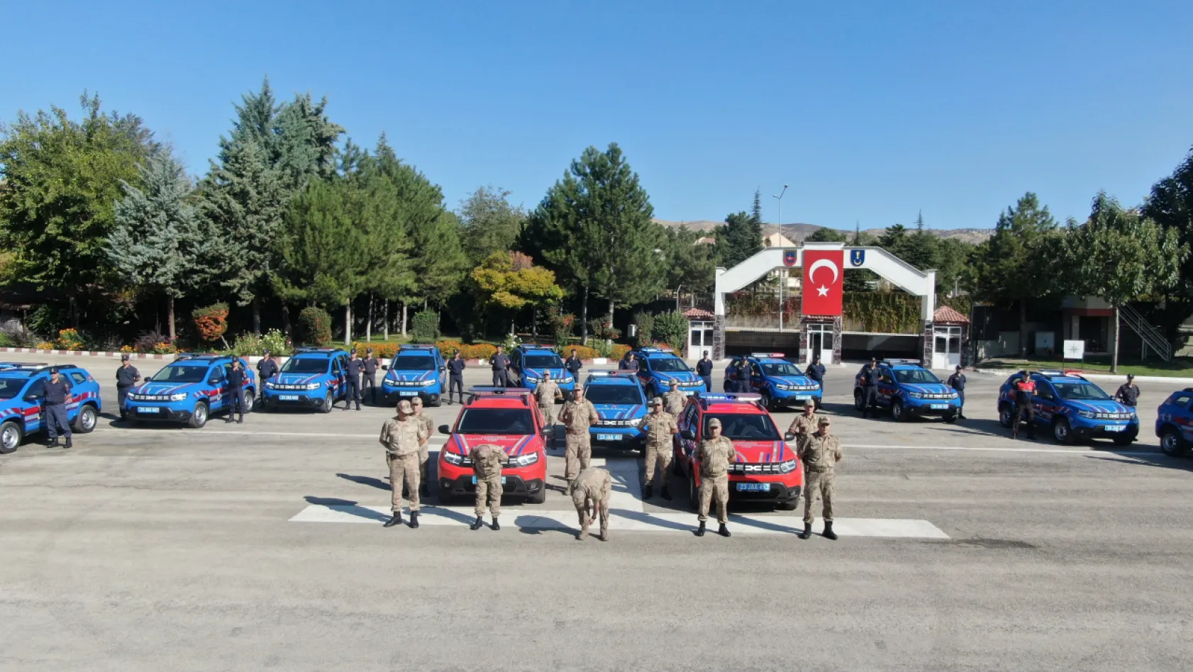 İl Jandarma Komutanlığı'na yeni araçlar