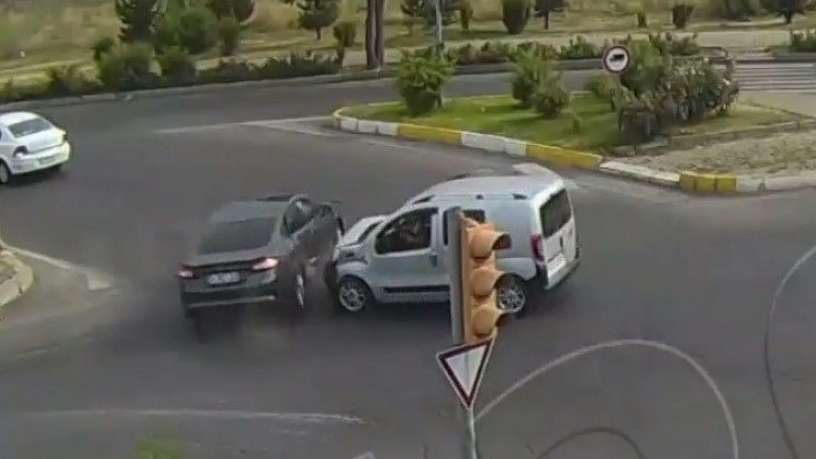 Kaza anları işte böyle görüntülendi