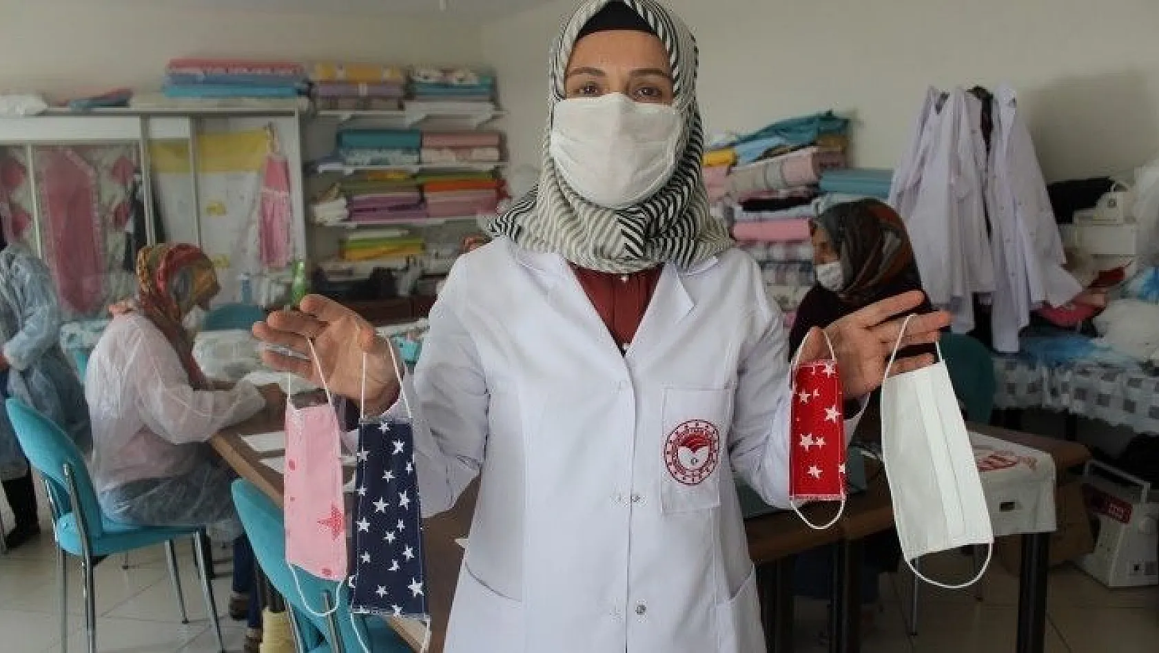 Maske üretimi ile aile bütçesine katkı