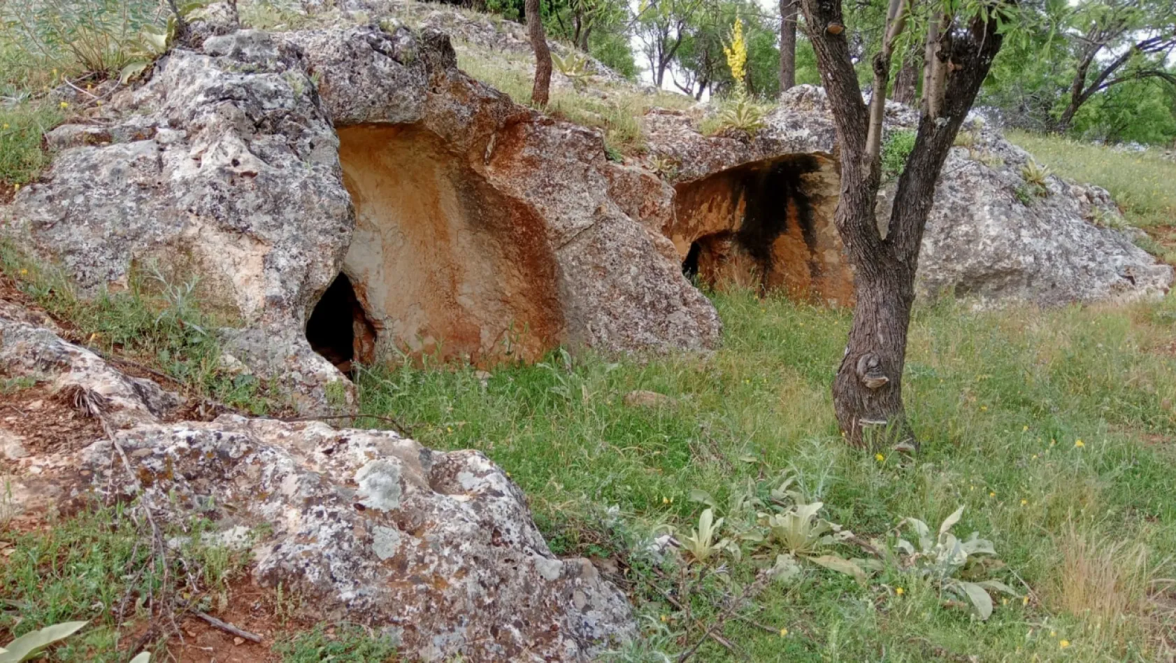 Talan edilen 'kaya mezarları' turizme kazandırılmayı bekliyor
