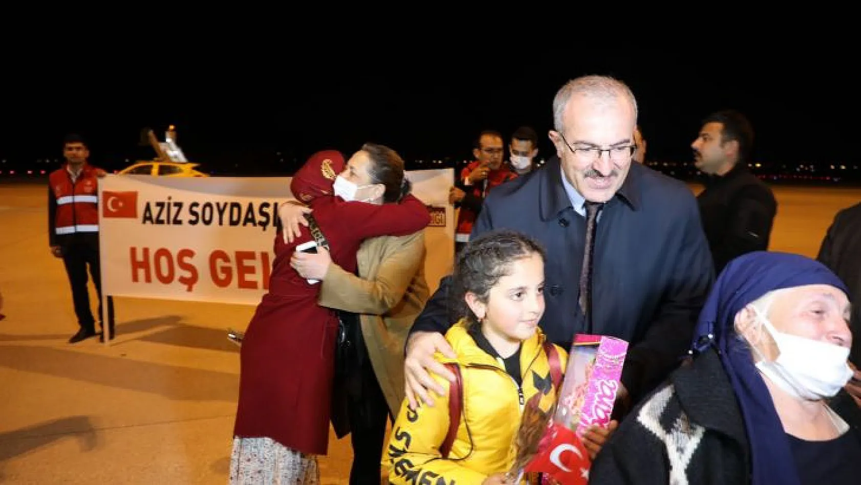 Ukrayna'dan tahliye edilen Ahıska Türkleri Elazığ'da