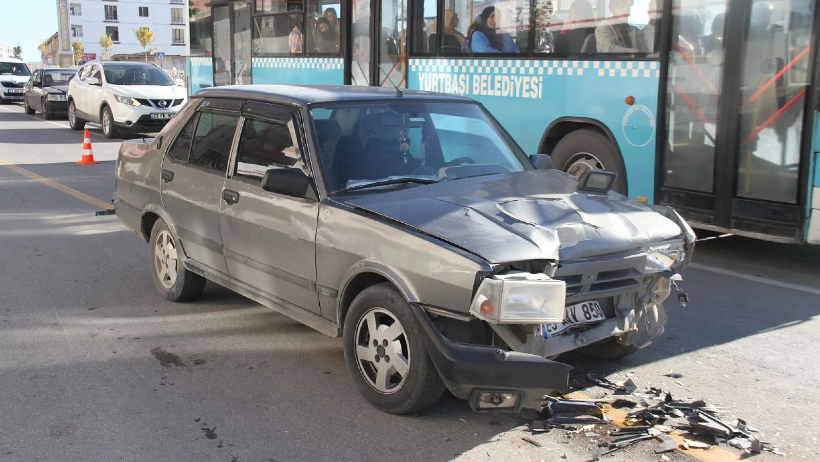 Ulukent Mahallesi'nde trafik kazası