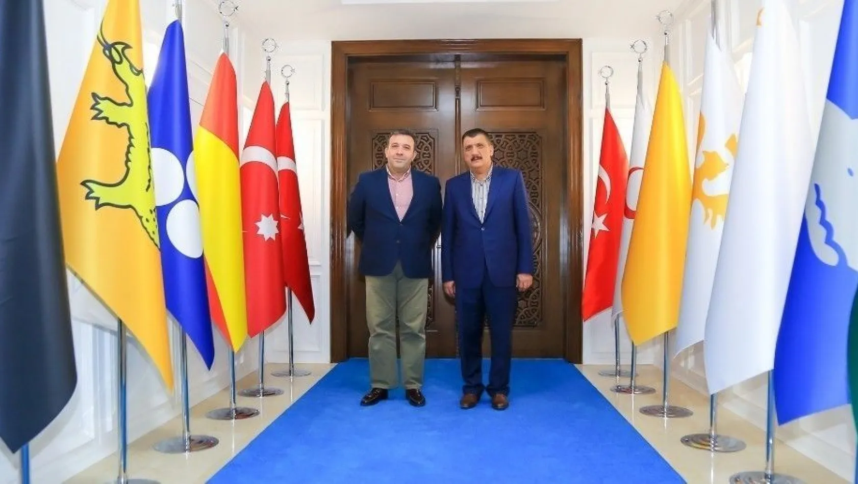 Güvenlik Uzmanı Mehmet Ağar, Başkan Gürkan ile bir araya geldi
