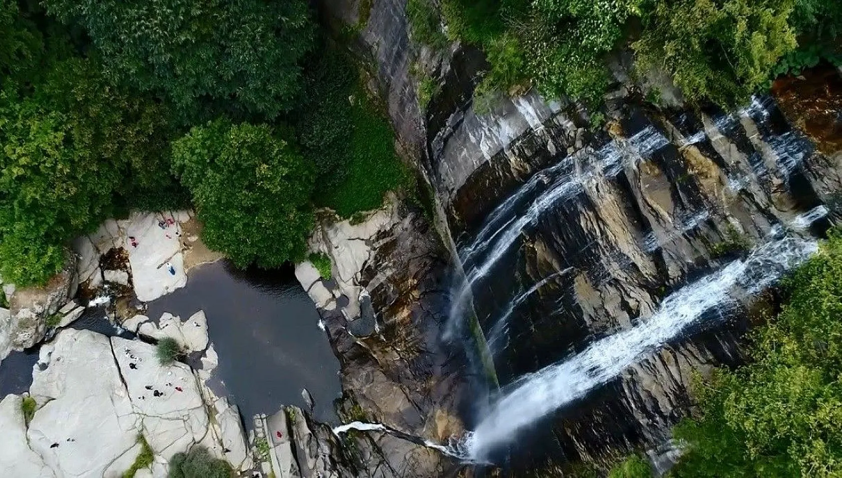 Bursa'nın şelalelerinde güz bereketi