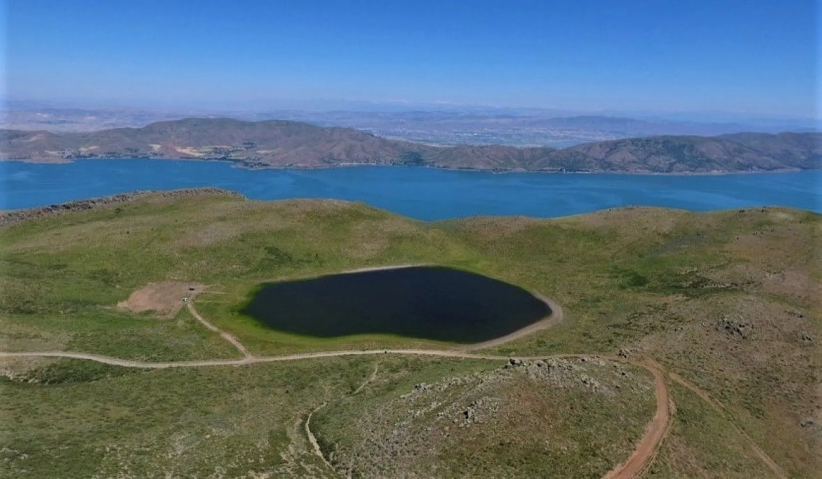 Kalp Gölü tamamen kurudu