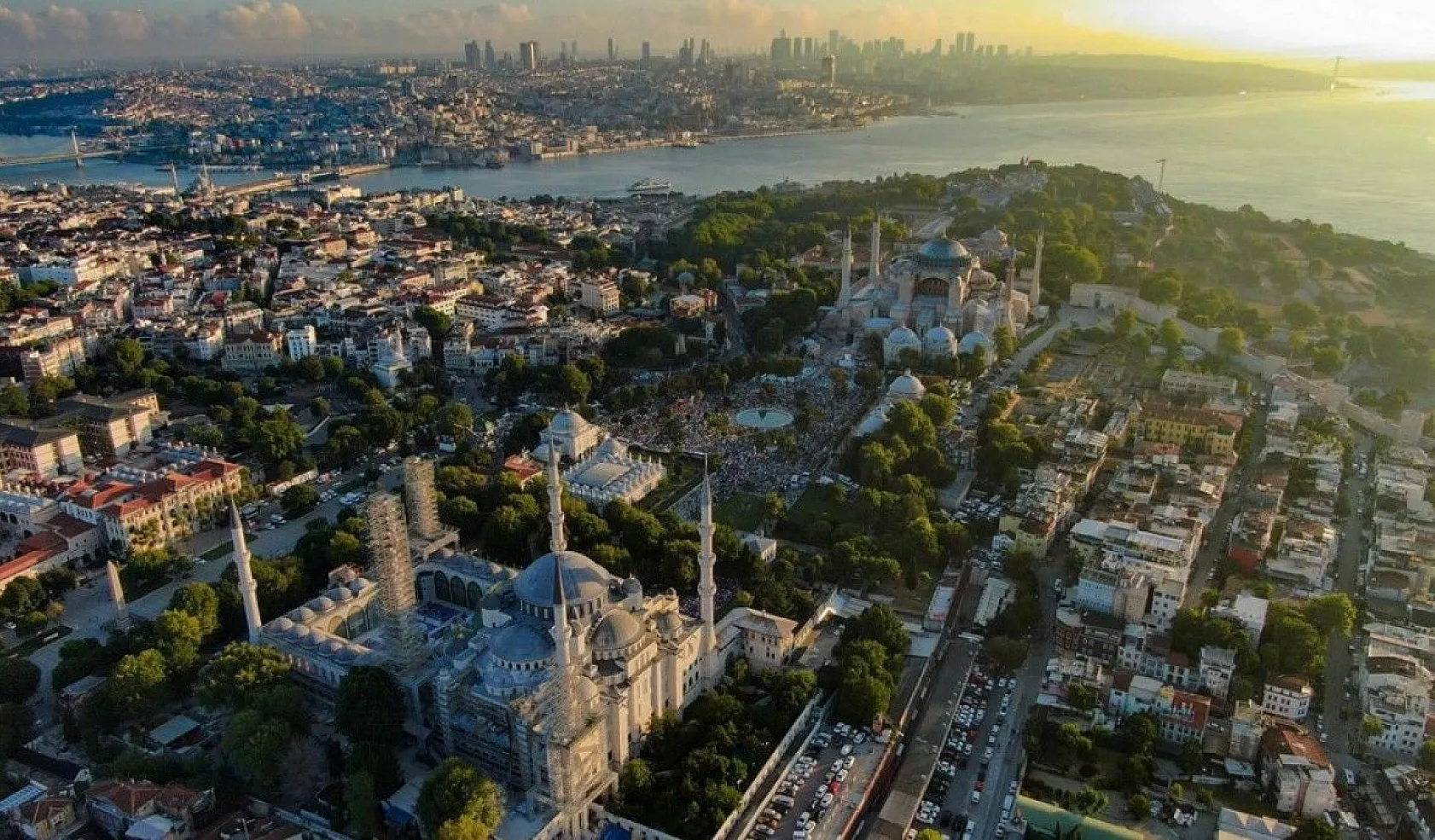 Kurban Bayramı'nın son gününde vatandaşlar Ayasofya'ya akın etti
