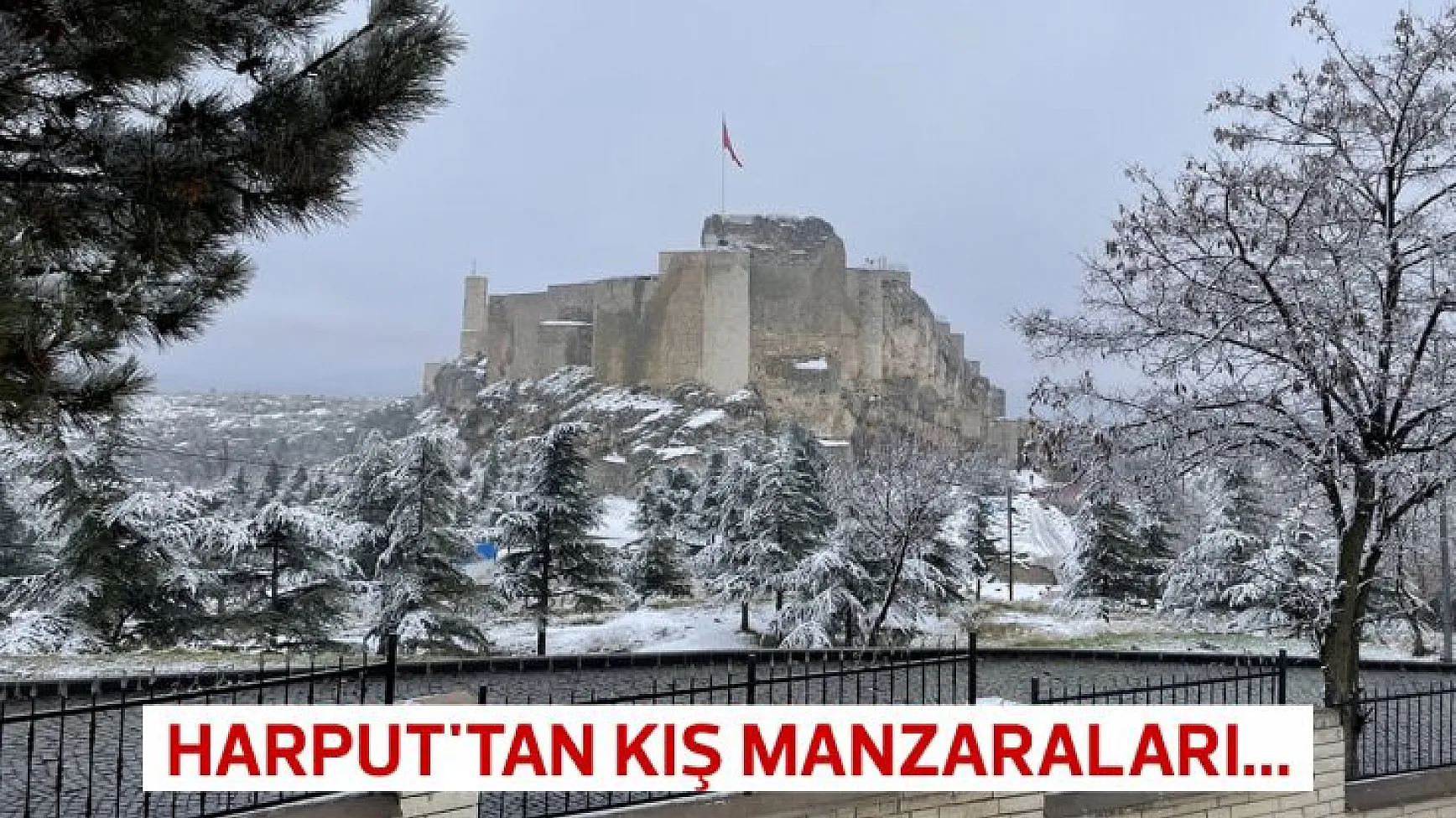 Harput'tan kış manzaraları...