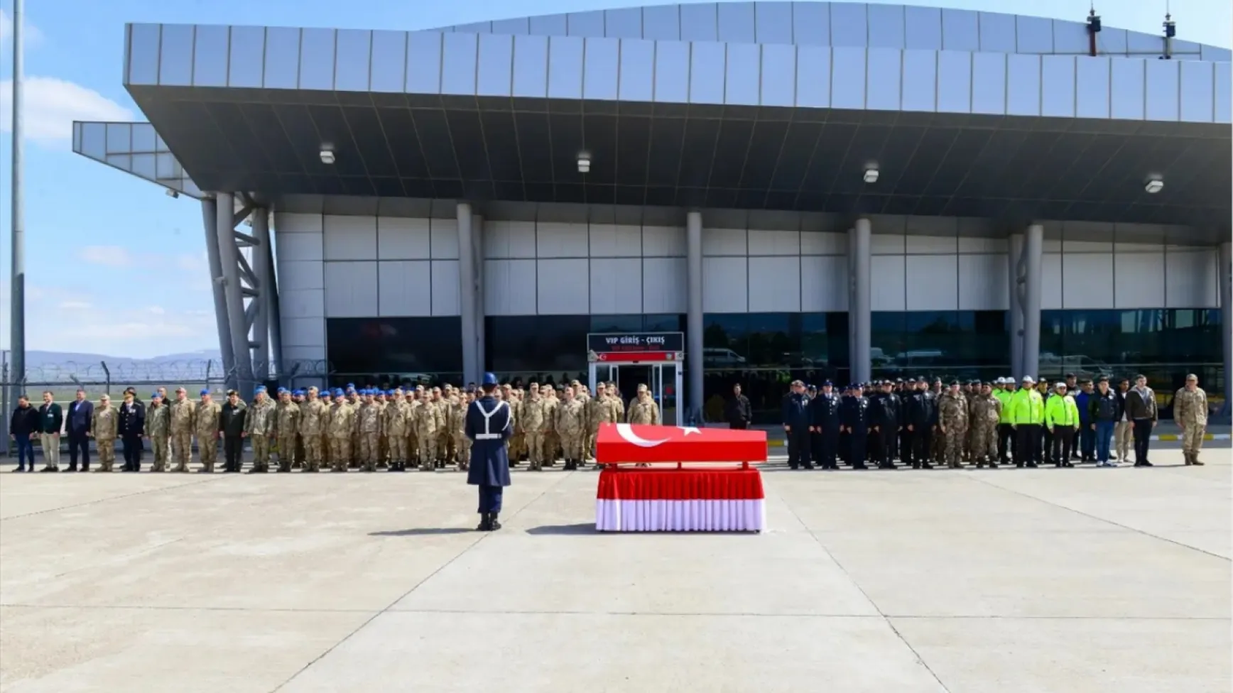 Jandarma personeli için tören düzenlendi