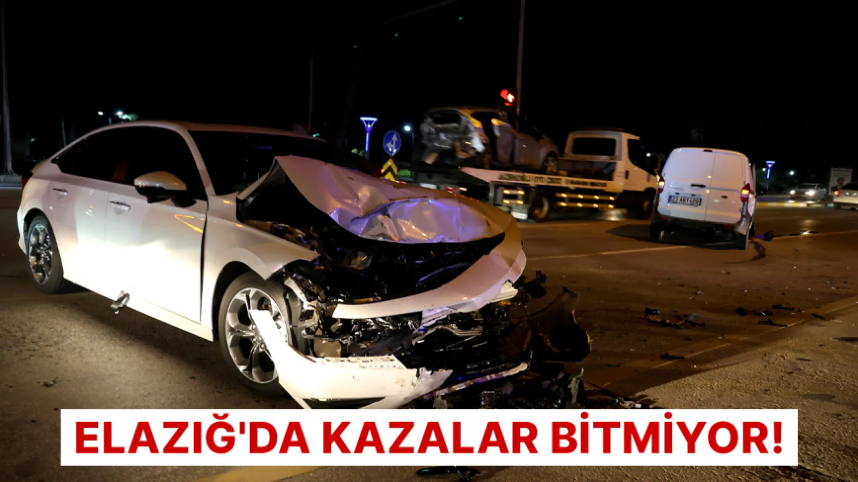 Elazığ'da kazalar bitmiyor!