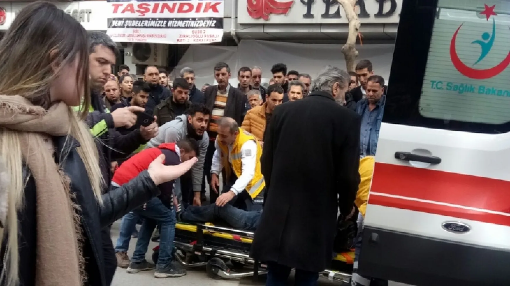 Elazığ Gazi Caddesi'nde kaza!