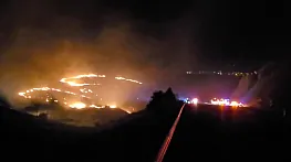Malatya'da yangın