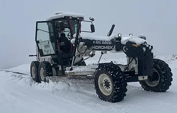 Elazığ'da 103 köy yolu ulaşıma kapandı