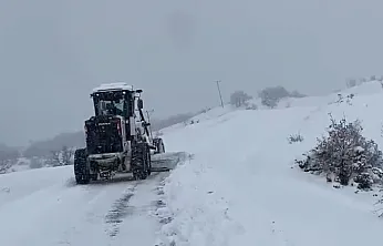 407 köy yolunda çalışmalar sürüyor