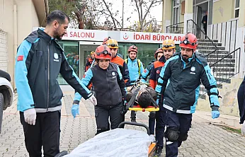 Elazığ'da deprem ve yangın tatbikatı