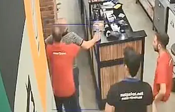 Elazığ'da döner ustasından hayat kurtaran hamle