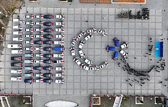 Elazığ'da emniyet ve jandarmaya 84 yeni araç