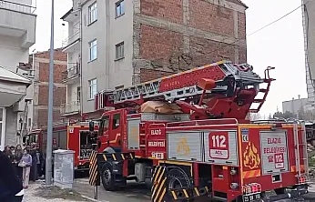 Elazığ'da ev yangını