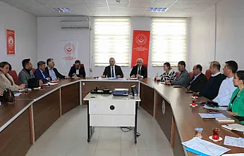 Elazığ'da değerlendirme toplantısı