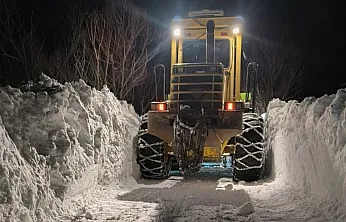 Elazığ'da kar kalınlığı bir metreyi geçti