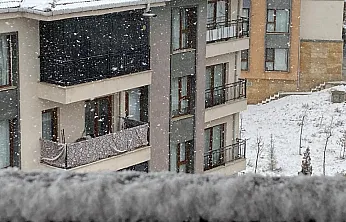 Elazığ'da kar yağışı başladı