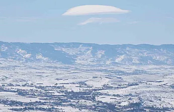 Elazığ'da mercek bulut şöleni