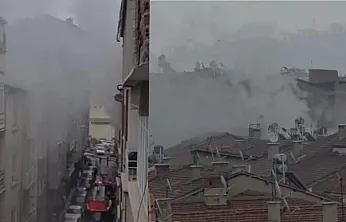 Elazığ'da metruk binada yangın