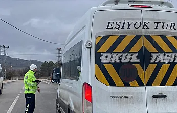 Elazığ'da okul servis araçları denetlendi