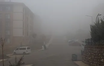 Elazığ'da sis etkisini sürdürüyor