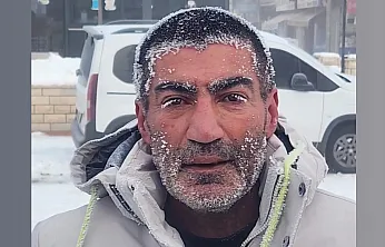 Elazığ'da termometreler -22'yi gösterdi