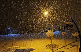 Elazığ'da kar yağışı başladı