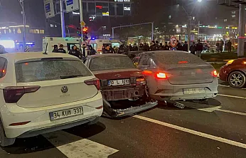 Elazığ'da zincirleme kaza