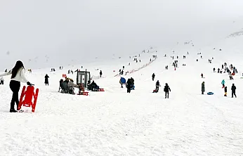 Hazarbaba'da yarıyıl tatili yoğunluğu yaşandı