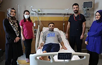 Kalp masajıyla hayata döndürüldü