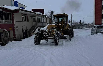 Karakoçan'da karla mücadele
