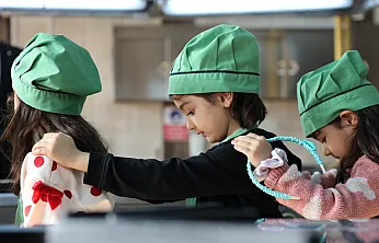 Minik şefler mutfakta yeteneklerini sergiledi