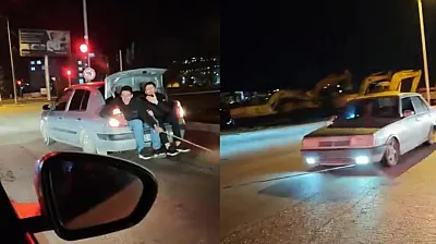 Arızalanan TOFAŞ'ı iple çektiler