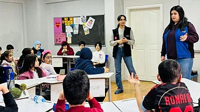 Çocuklara afet farkındalık eğitimi