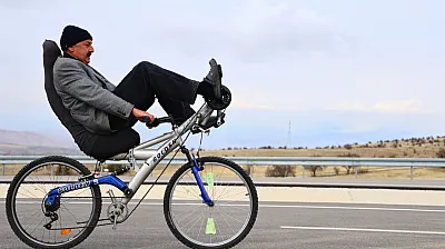 Elazığ'da ilginç bisiklet tasarımı