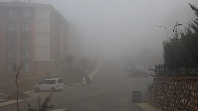 Elazığ'da sis etkisini sürdürüyor