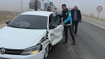 Elazığ'da sis kazaya neden oldu