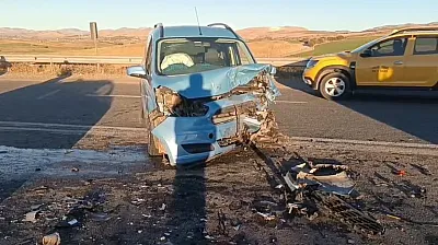Elazığ'da trafik kazası: 1 yaralı